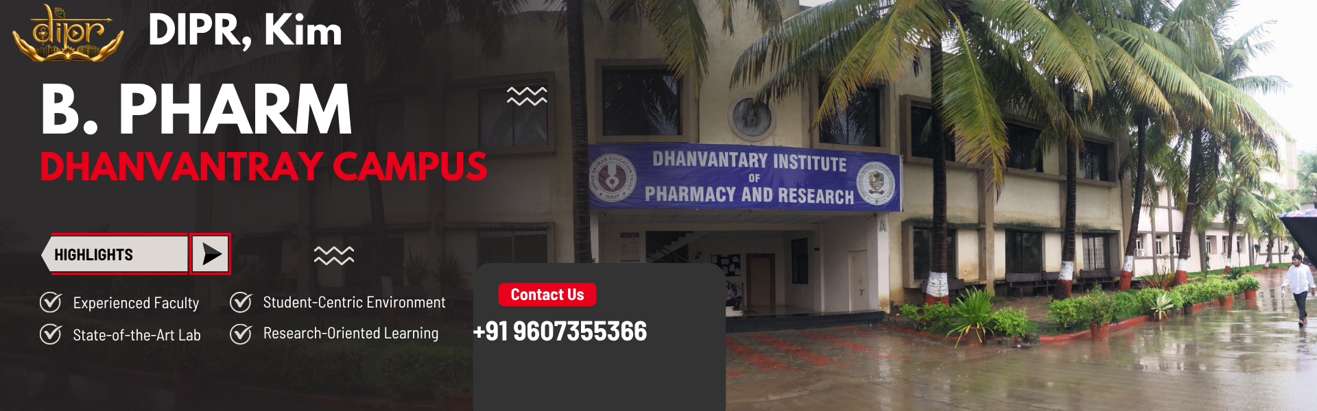 Dhanvantary Institute of Pharmacy and Research campus